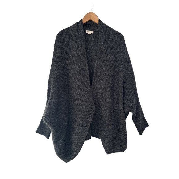 Sleeping on Snow Anthropologie Primula Cocoon Cardigan Womens S Gray Wool Blend - Picture 2 of 8